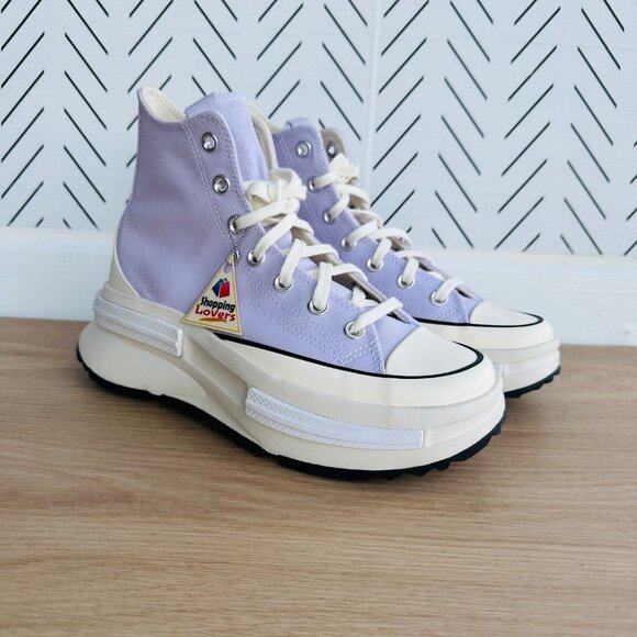 ⭐Converse Run Star Hike Legacy CX Hi Sz 4 Mens Shoes Violet Platform A03064C New - Picture 1 of 10